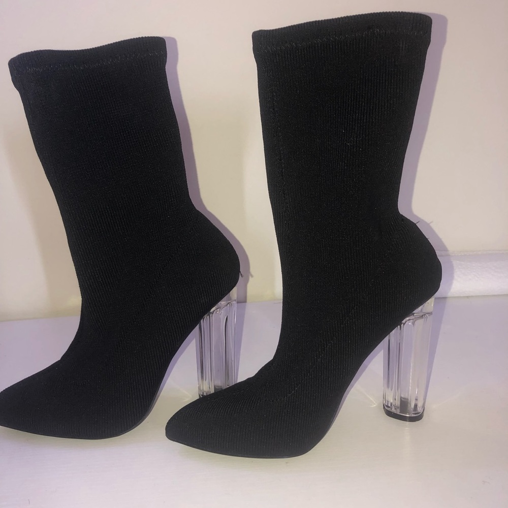 Black high heels